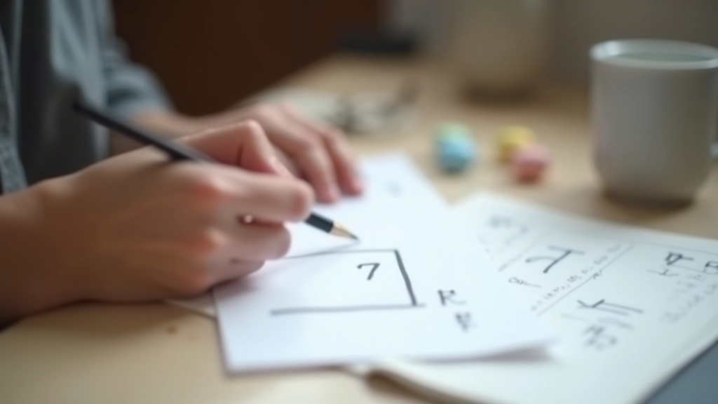 Psaní hangulu na papíru